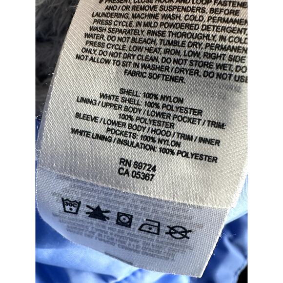 Columbia Vertex Core‎ Interchange Ski Snow Parka Jacket Baby Blue Womens XL Coat - Picture 6 of 7